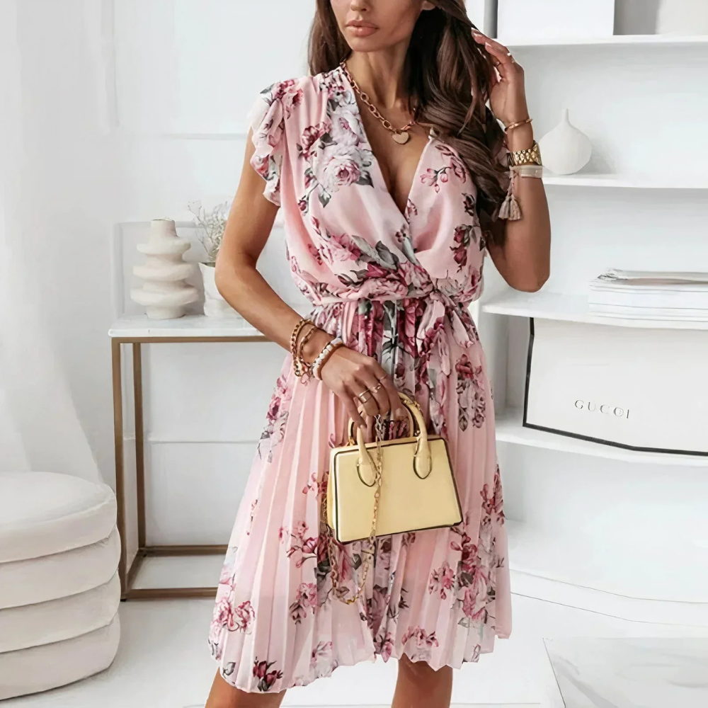 MARISKA – Zomerjurk met Bloemenprint