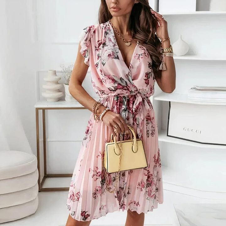 MARISKA – Zomerjurk met Bloemenprint
