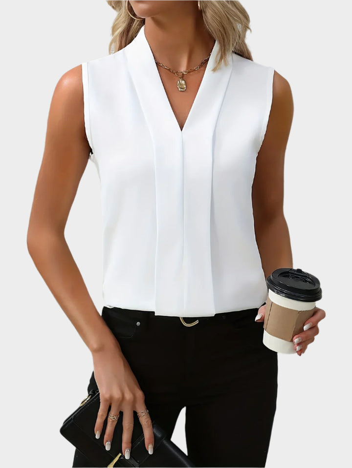 Mouwloze damesblouse - Mirthe