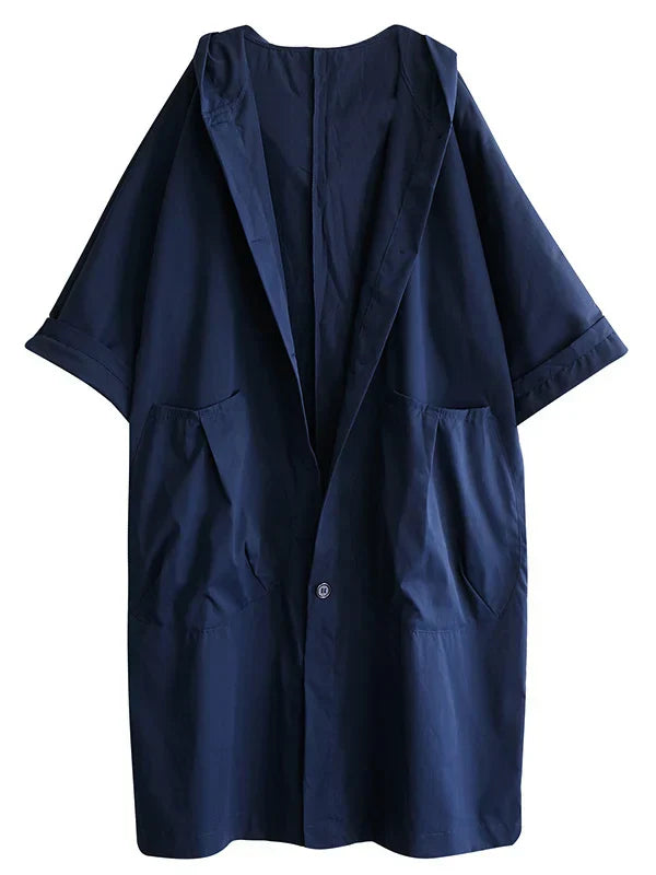 MARILOU – Trenchcoat met Capuchon