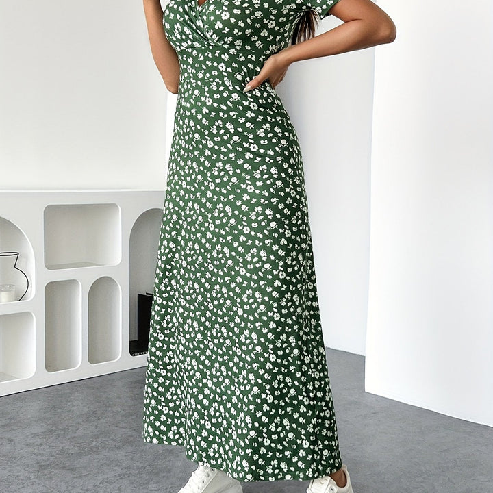 Maxi jurk met bloemenprint - Meliora