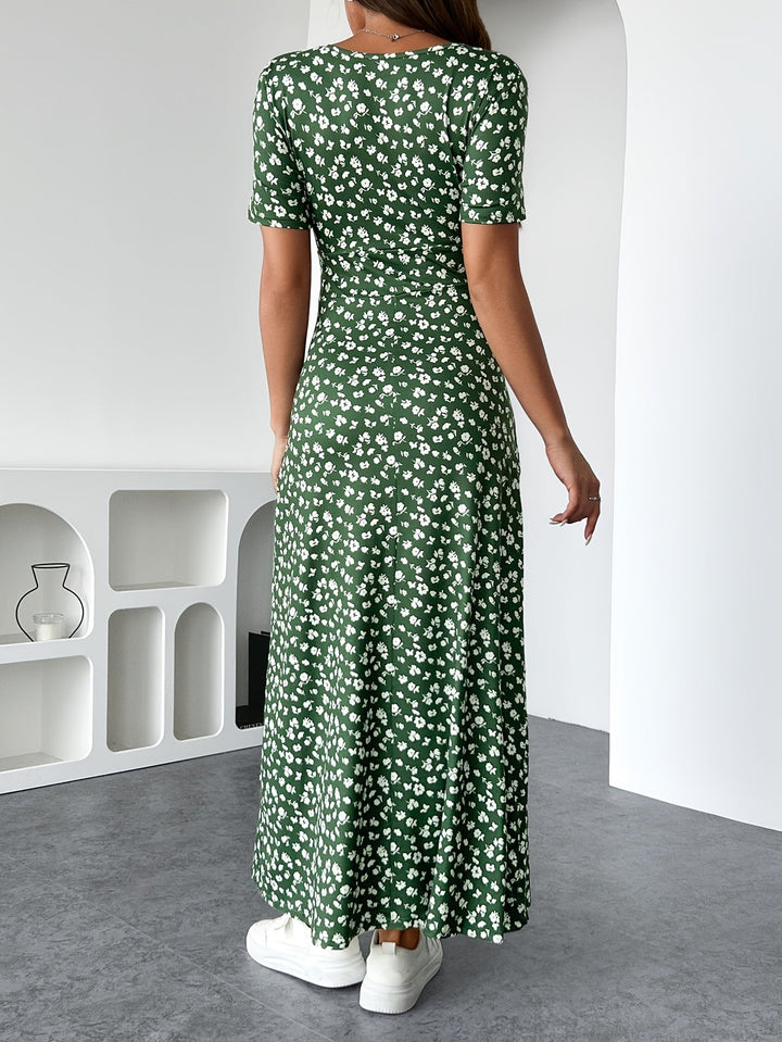 Maxi jurk met bloemenprint - Meliora