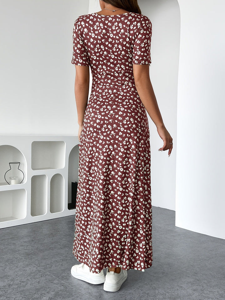 Maxi jurk met bloemenprint - Meliora