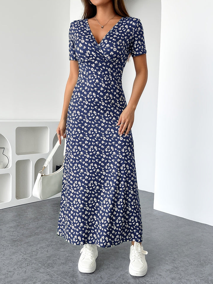 Maxi jurk met bloemenprint - Meliora