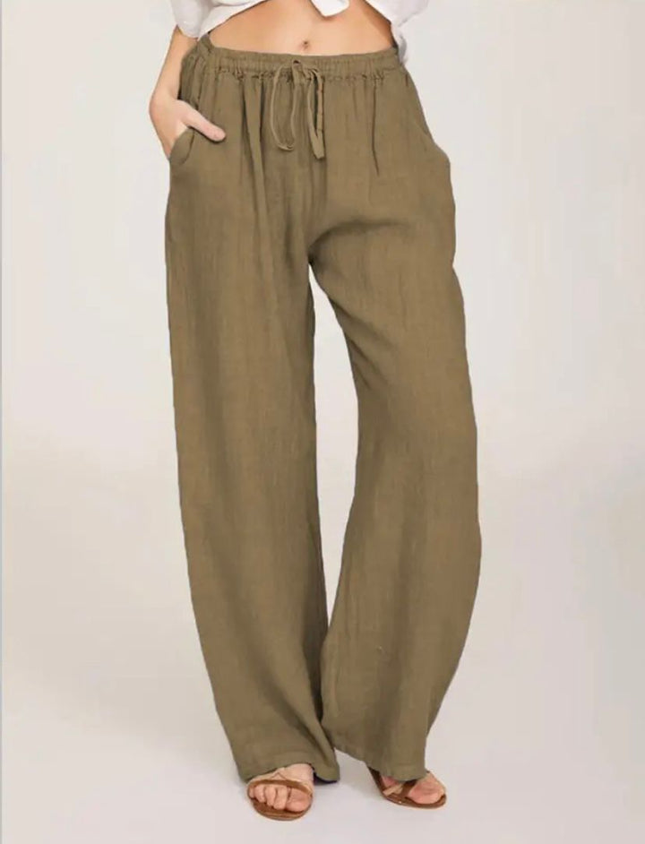 INÈS – Casual Linnen broek voor dames