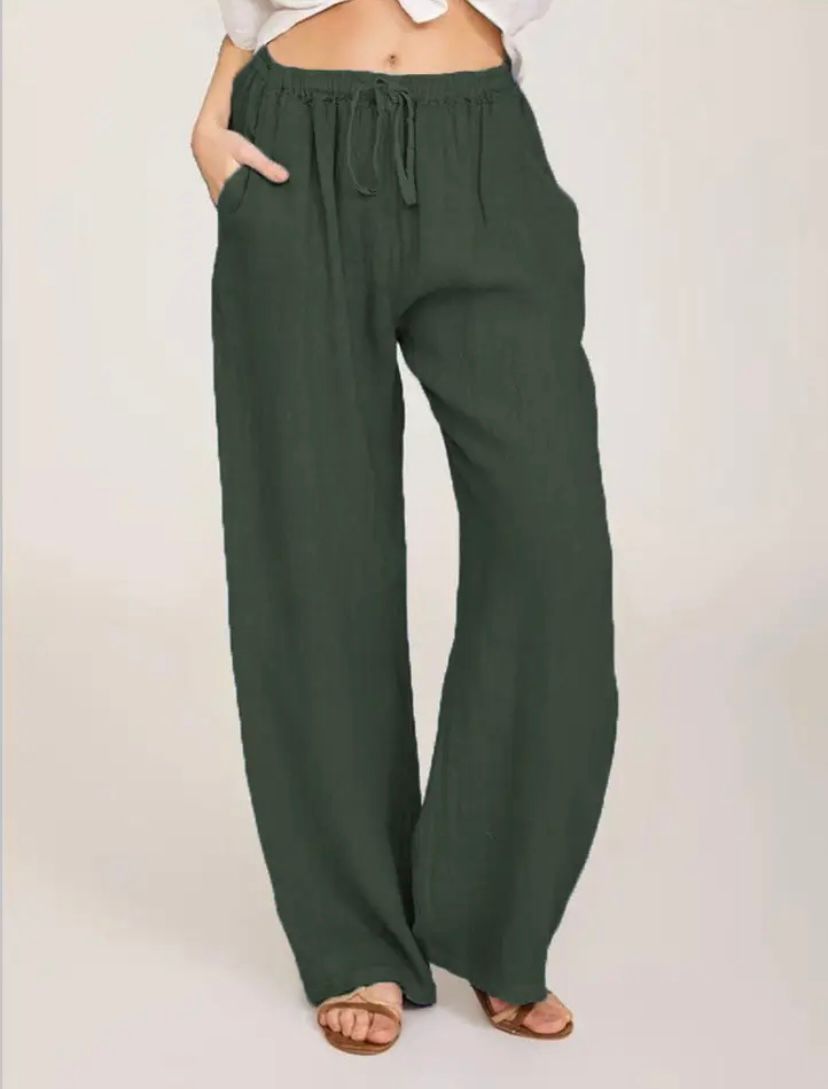 INÈS – Casual Linnen broek voor dames