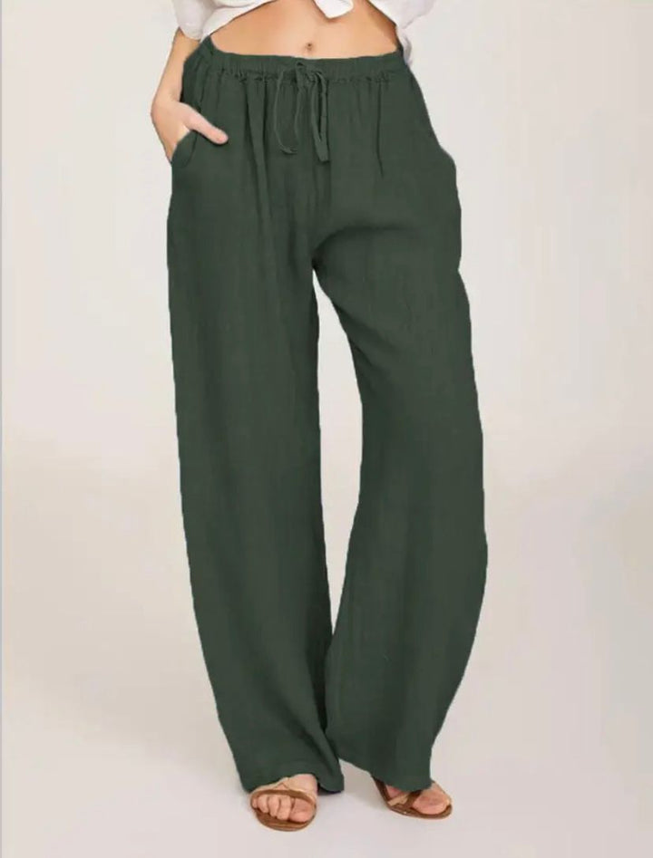 INÈS – Casual Linnen broek voor dames