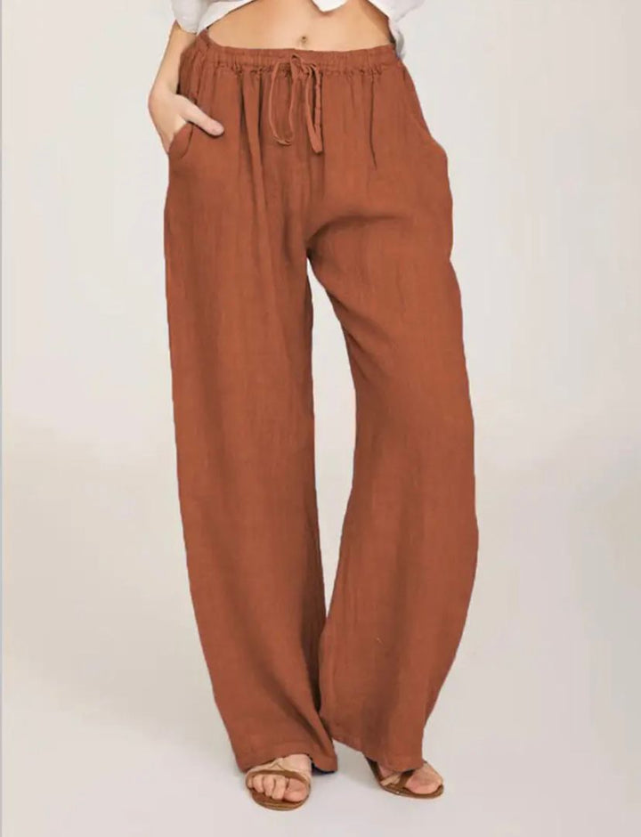 INÈS – Casual Linnen broek voor dames