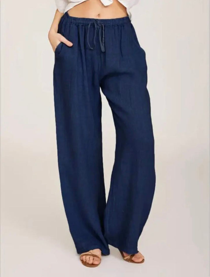 INÈS – Casual Linnen broek voor dames