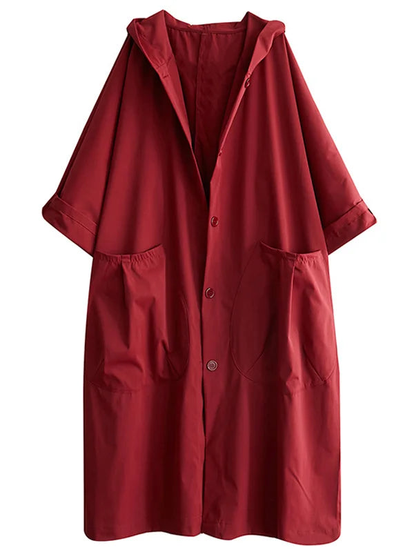 MARILOU – Trenchcoat met Capuchon