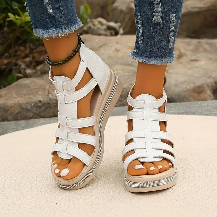 MELINA – Luxe Sandalen met Sleehak