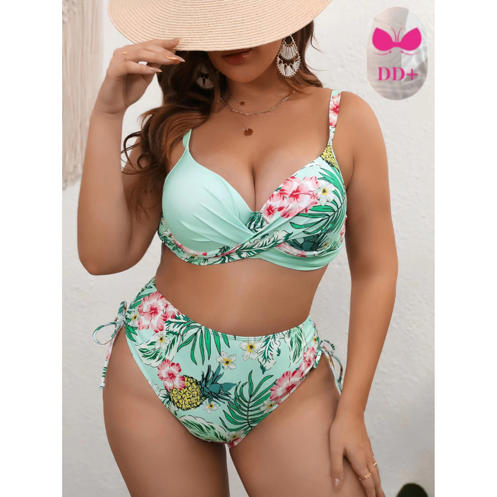 Yalina – Plus Maat Curvy Bikini Set
