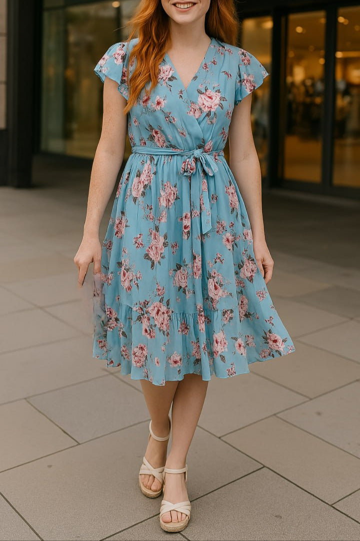 MARISKA – Zomerjurk met Bloemenprint