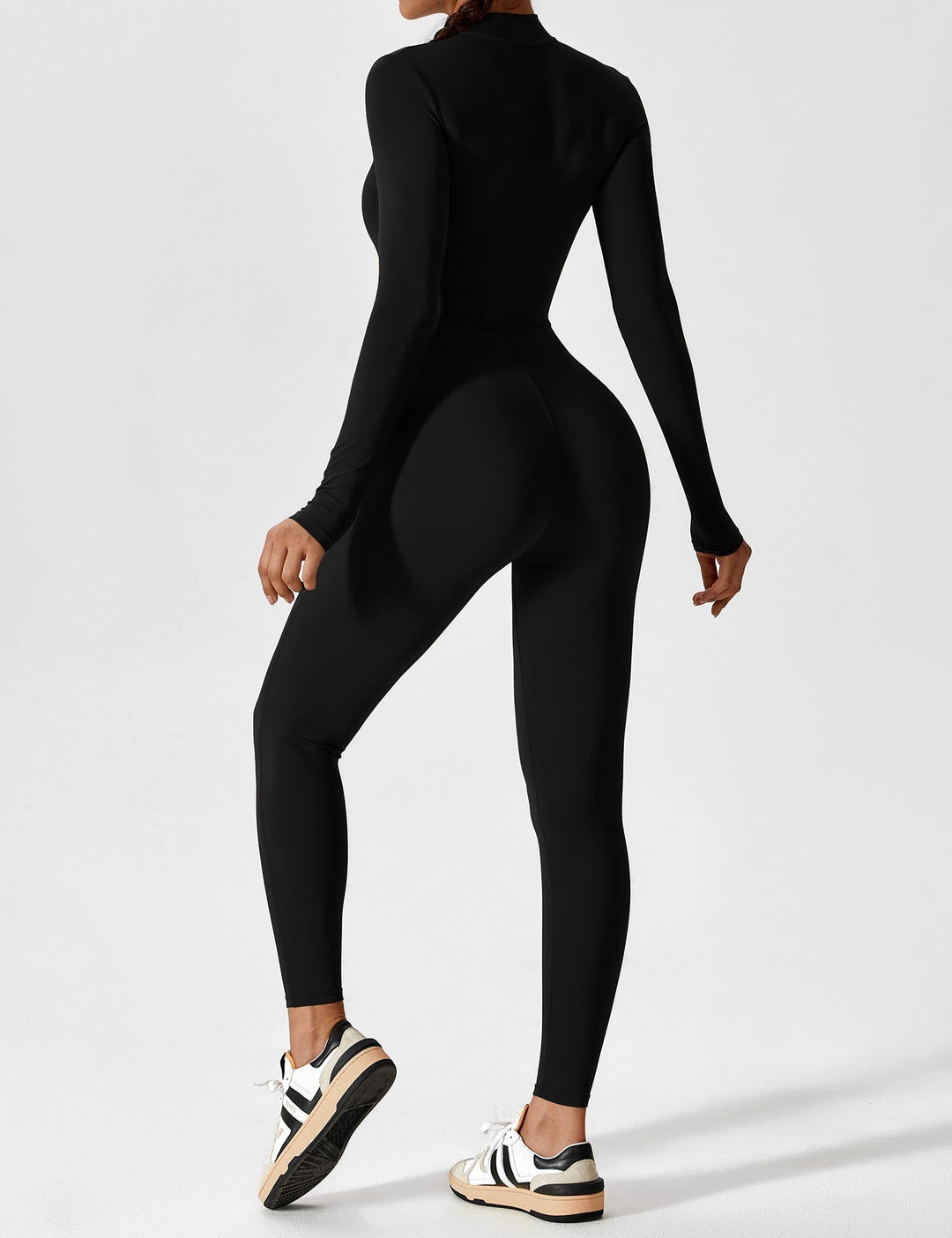 YANELLE – Slimfit Jumpsuit met Ritsdetail